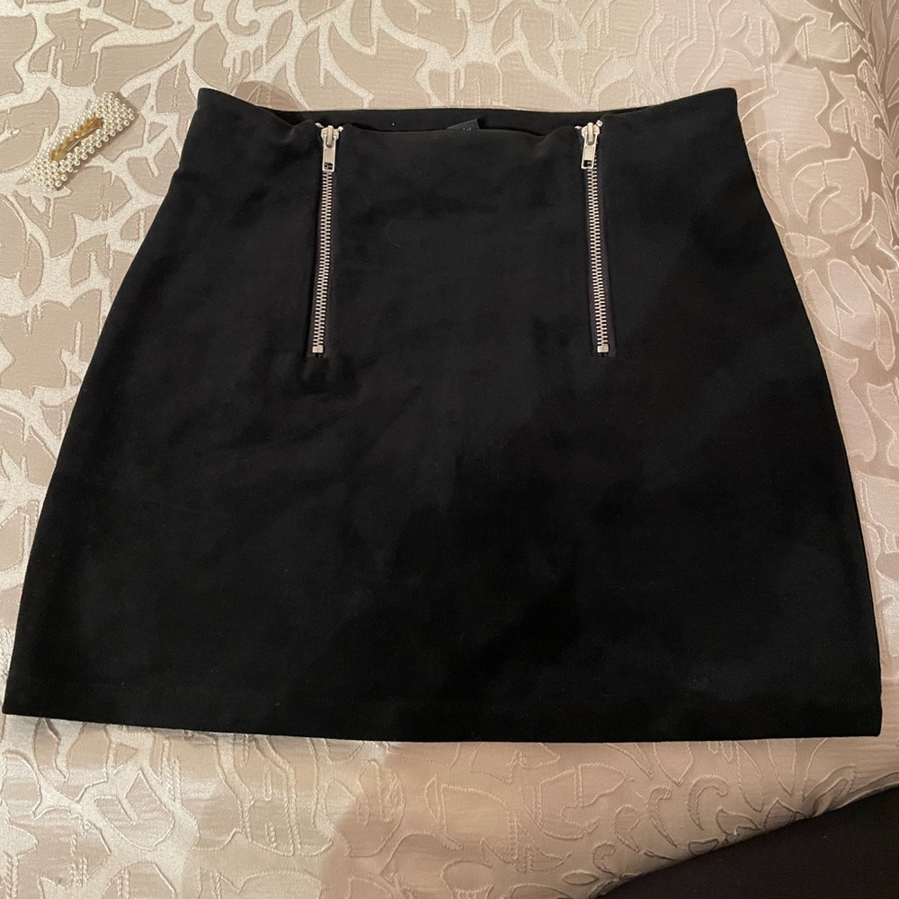 Forever 21 Velvet Type Mini Skirt